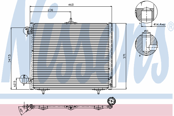 Condensador, ar condicionado 94595