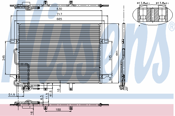 Condensator, airconditioning 94614