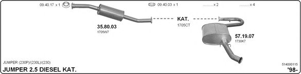 Exhaust System 514000115