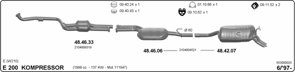 Exhaust System 553000025