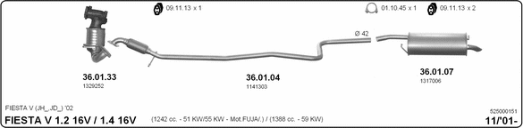 Exhaust System 525000151