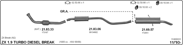Exhaust System 514000231