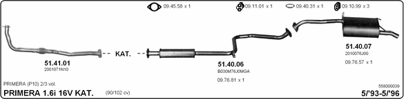 Exhaust System 558000039
