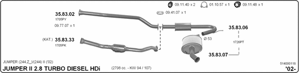 Exhaust System 514000118