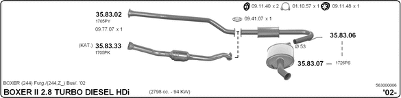 Exhaust System 563000006
