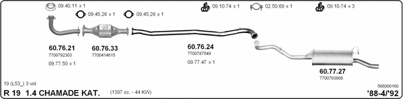 Exhaust System 566000160