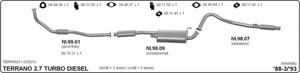 Exhaust System 558000062