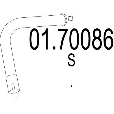 Exhaust Pipe 01.70086