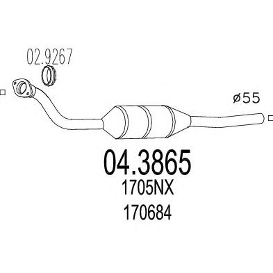 Catalytic Converter 04.3865