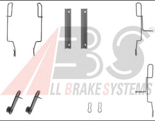 Accessory Kit, disc brake pads 1188Q