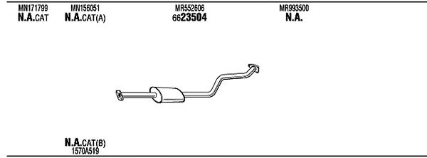 Exhaust System MIH17751