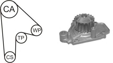 Water Pump & Timing Belt Kit WPK-136802