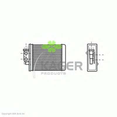 Heat Exchanger, interior heating 32-0194