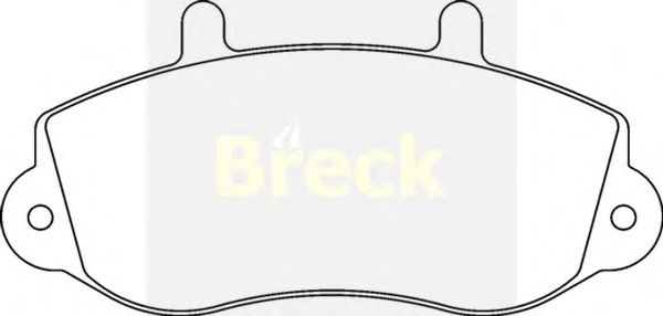 Brake Pad Set, disc brake 23302 00 703 00