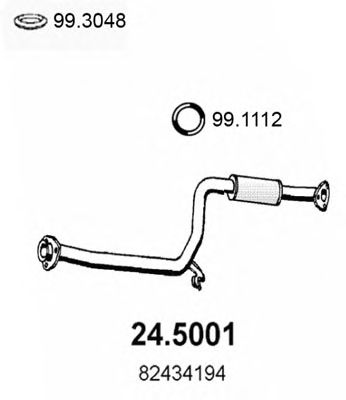 Exhaust Pipe 24.5001