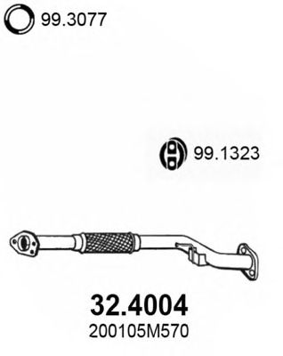 Exhaust Pipe 32.4004