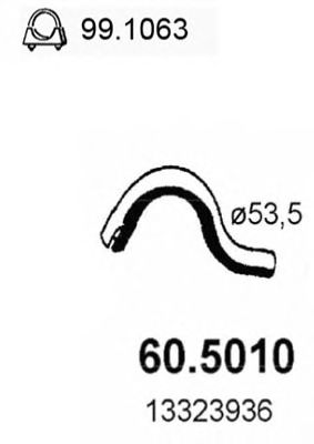 Exhaust Pipe 60.5010