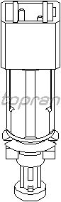 Schakelaar, koppelingbevestiging; Schakelaar, rembediening(motorsturing) 207 195
