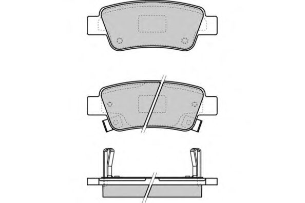 Brake Pad Set, disc brake 12-1353