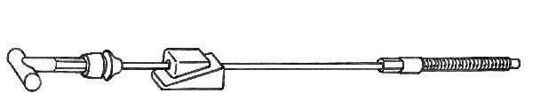 Cable, parking brake FO02171