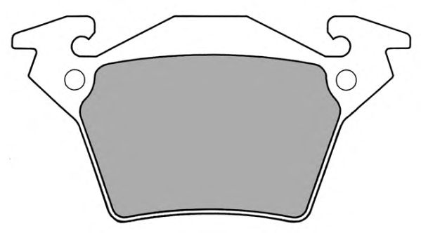 Brake Pad Set, disc brake FBP-1134