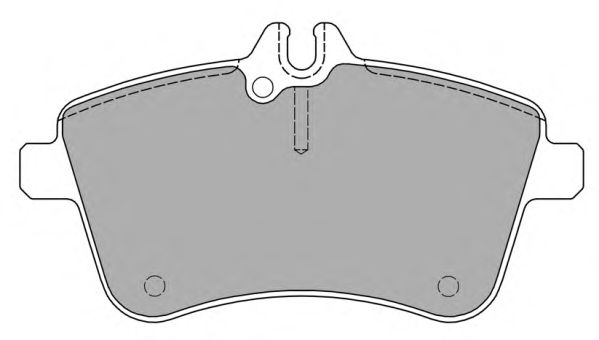 Brake Pad Set, disc brake FBP-1398