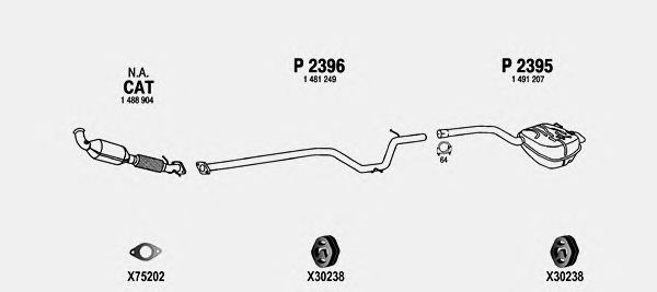 Exhaust System FO732