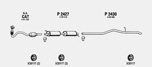 Exhaust System FO753