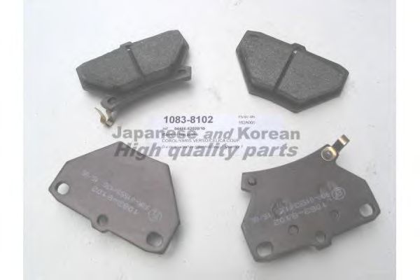 Brake Pad Set, disc brake 1083-8102