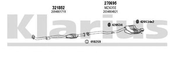 Exhaust System 600497E