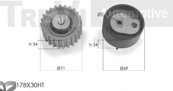 Timing Belt Kit RPK3227D