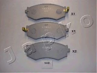 Brake Pad Set, disc brake 50142