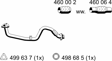 Exhaust Pipe 141406