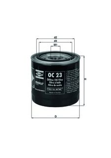 Filtro de óleo OC 23
