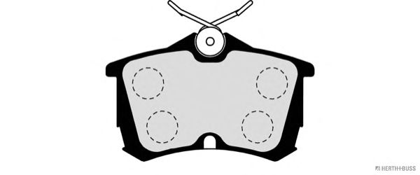 Brake Pad Set, disc brake J3614015