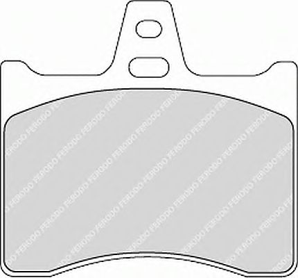 Комплект тормозных колодок, дисковый тормоз FDB1070