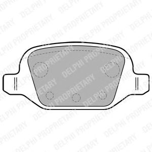 Brake Pad Set, disc brake LP1678