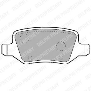 Brake Pad Set, disc brake LP1741