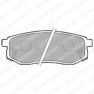 Brake Pad Set, disc brake LP1771