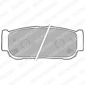 Brake Pad Set, disc brake LP1797
