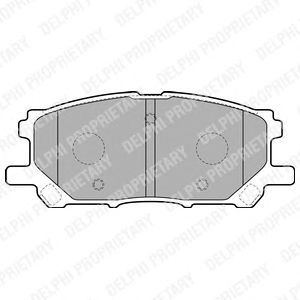 Brake Pad Set, disc brake LP1823