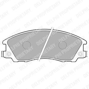 Brake Pad Set, disc brake LP1853