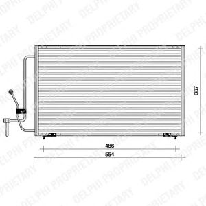 Condenser, air conditioning TSP0225055