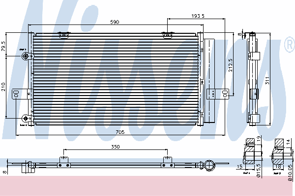 Condensator, airconditioning 94652