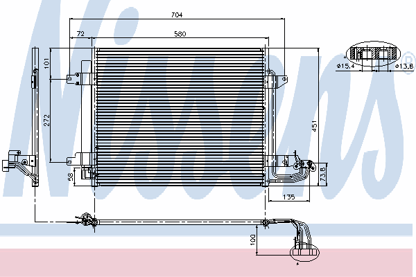 Condensator, airconditioning 94690