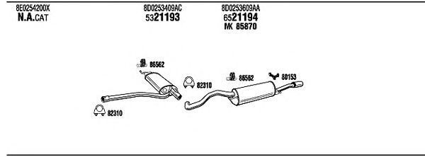 Exhaust System ADH15070