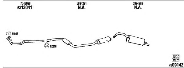 Exhaust System FI61215