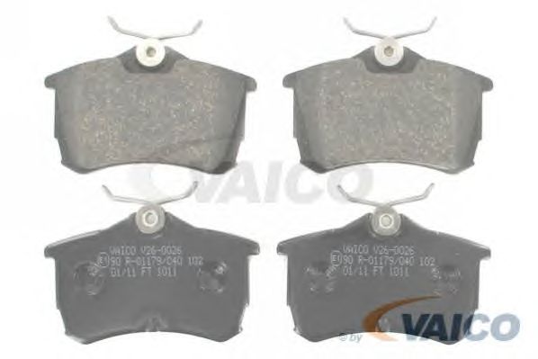 Brake Pad Set, disc brake V26-0026