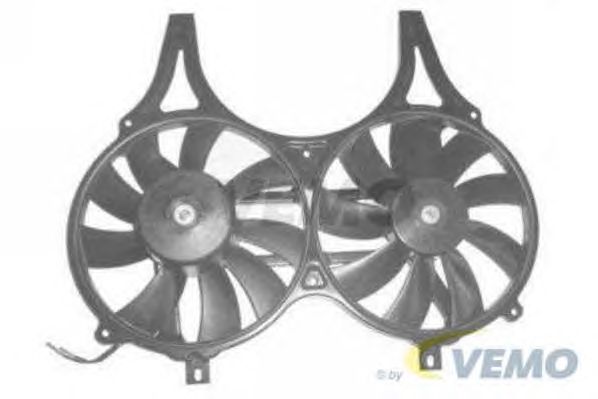 Ventilateur, condenseur de climatisation V30-02-1614-1
