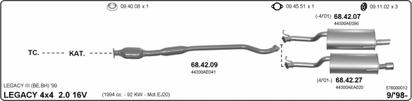 Exhaust System 576000012